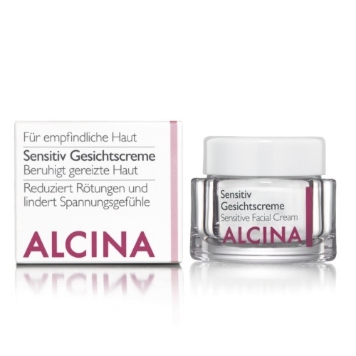 Alcina Sensitiv Gesichtscreme sejas krēms jūtīgai, apsārtušai ādai(50 ml)