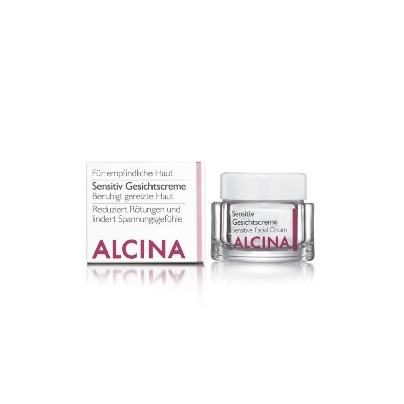 Alcina Sensitiv Gesichtscreme sejas krēms jūtīgai, apsārtušai ādai(50 ml)