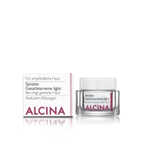 Alcina Sensitiv Gesichtscreme Light sejas krēms jūtīgai, iekaisušai ādai (50 ml)