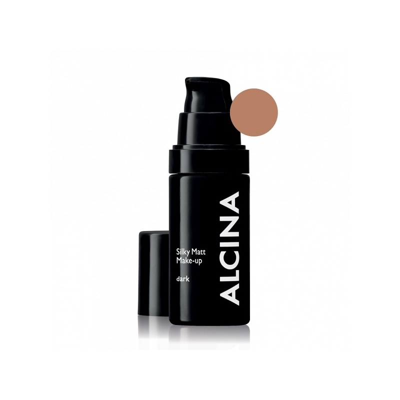 Alcina Silky Matt Make-Up Dark matinė kreminė pudra (30 ml)