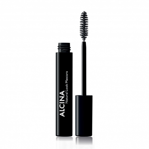 Alcina Natural Look Mascara Black 010 dabiski skropstas paspilgtinoša tuša