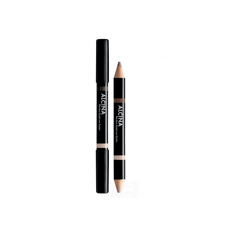 Alcina Perfect Eyebrow Styler Light 010 dvipusis antakių modeliavimo pieštukas 