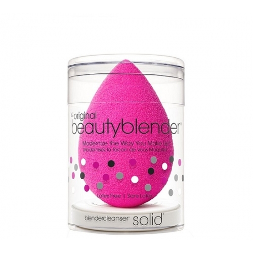 The Original" Beautyblender® Single kosmētikas sūklītis - aplikators + Mini Solid Cleanser tīrīšanas līdzekļu komplekts