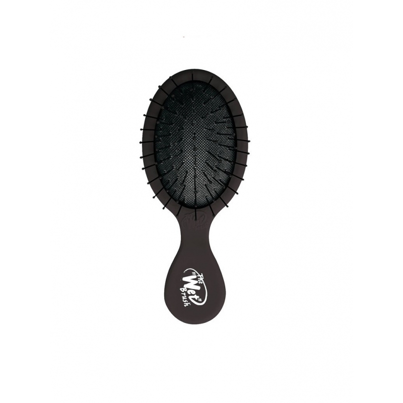 The Wet Brush Pro MINI Detangler ovāla matu suka (krāsa  - Melnā)