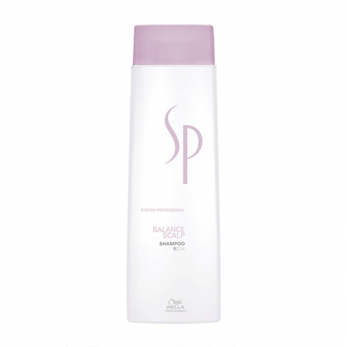 Wella SP Balanced Scalp matus un galvas ādu aizsargājošs šampūns (250 ml)