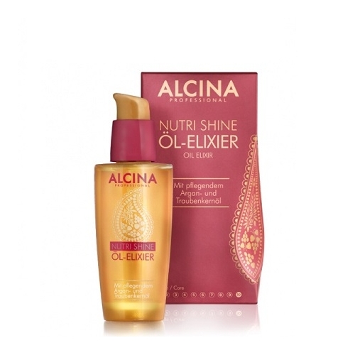 Alcina Nutri Shine Ol Elixier barojošs, spīdumu piešķirošs eļļas eleksīrs (50 ml)