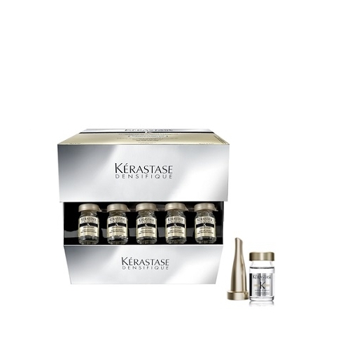 Kerastase Densifique Femme kopšanas programma, kas padara matus biezākus un enerģijas pilnus (6ml x 30 vnt)