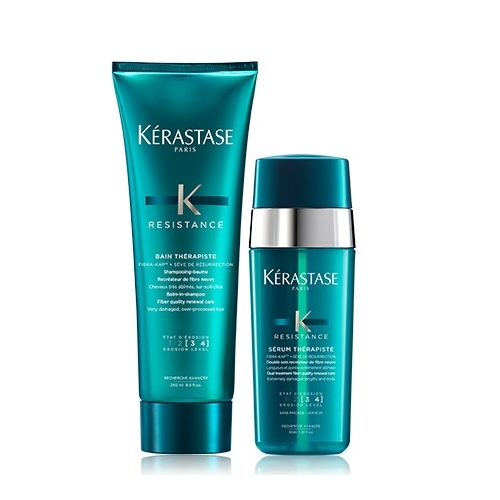 Kerastase Resistance Therapiste rinkinys pažeistų storų plaukų atstatymui