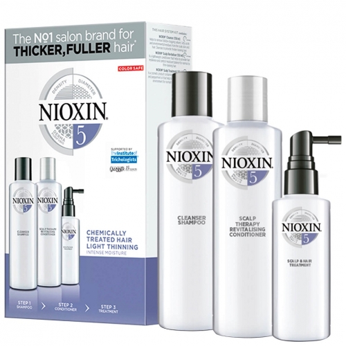 Nioxin Trialkit System 5 galvas ādas un matu kopšanas komplekts