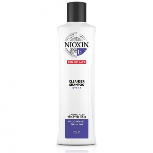 Nioxin System 6 Cleanser šampūns matu un galvas ādas kopšanai (300 ml)