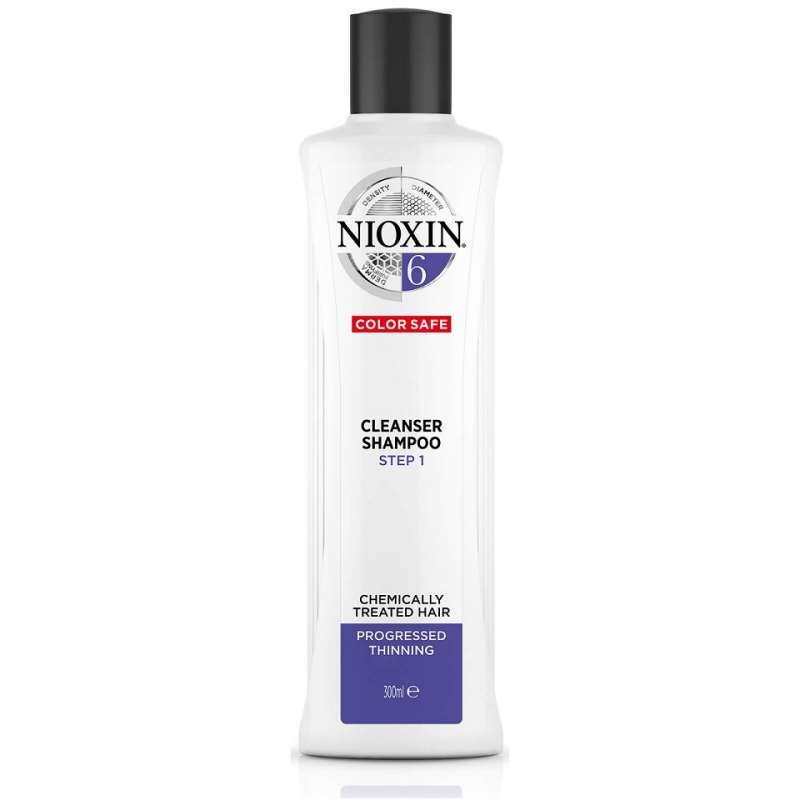 Nioxin System 6 Cleanser šampūns matu un galvas ādas kopšanai (300 ml)