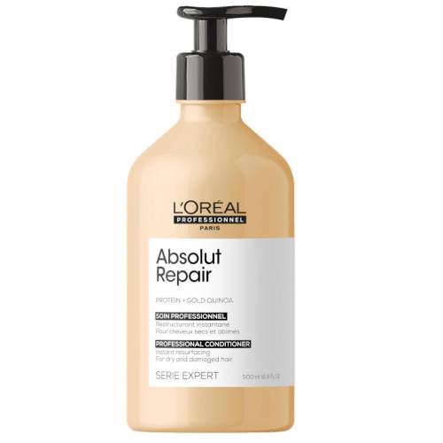 L'Oreal Professionnel Absolut Repair Gold Quinoa + Protein atjaunojošs kondicionieris bojātiem matiem (500 ml)