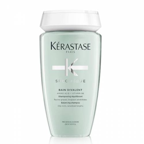 Kerastase Specifique Bain Divalent Līdzsvarojošs šampūns taukainām matu saknēm, jutīgiem matiem visā garumā (250 ml)