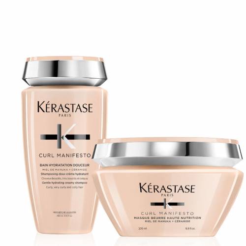 Kerastase Curl Manifesto rinkinys garbanotiems plaukams (250 + 200 ml)