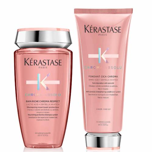 Kerastase Chroma Absolu Riche komplekts krāsotiem matiem (250 + 200 ml)