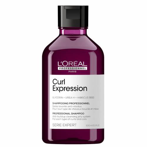 L'Oréal Professionnel Curl Expression želejveida šampūns pret nogulsnēm visu veidu viļņainiem un lokainiem matiem (300 ml)