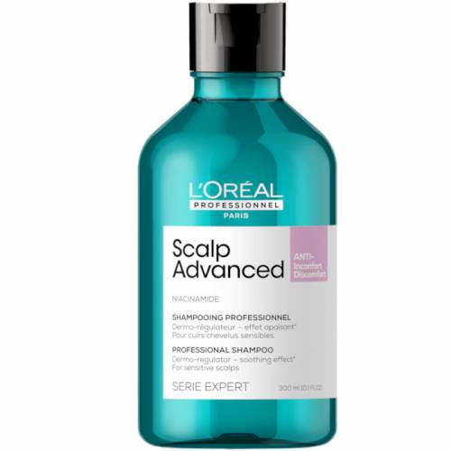 L'Oreal Professionnel Scalp Advanced Anti - Discomfort Soothing galvas ādu nomierinošs šampūns (300 ml)