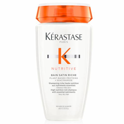 Kérastase Nutritive Bain Satin Riche Šampūns ar augstas koncentrācijas barības vielām izteikti sausiem matiem (250 ml)