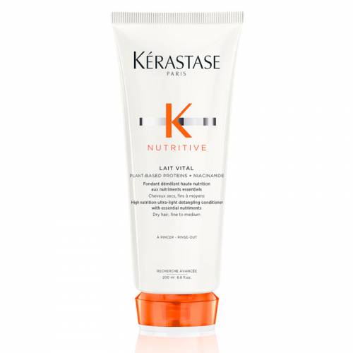 Kérastase Nutritive Lait Vital viegls, ar barības vielām bagātināts atšķetinošs kondicionieris (200 ml)