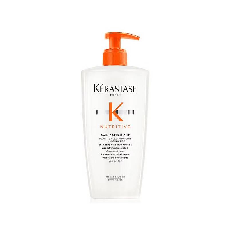 Kérastase Nutritive Bain Satin Riche Šampūns ar augstas koncentrācijas barības vielām izteikti sausiem matiem (500 ml)